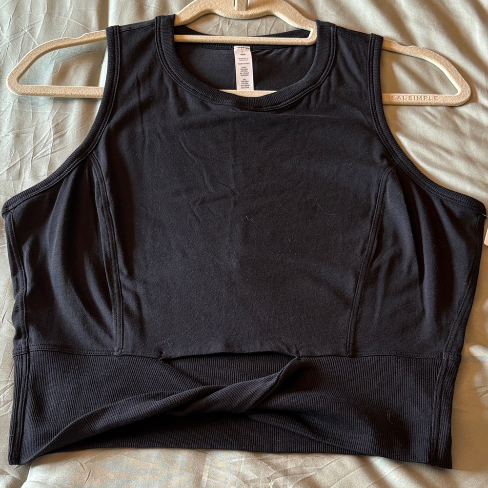 NWT Lululemon Black Sleeveless Women's Top
